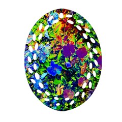 The Neon Garden Ornament (oval Filigree) 