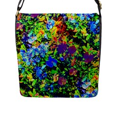 The Neon Garden Flap Messenger Bag (l) 