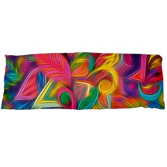 Colorful Floral Abstract Painting Body Pillow Case (dakimakura)