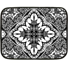 Doodlecross By Kirstenstar D70i5s5 Fleece Blanket (mini)