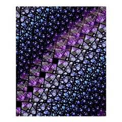 Dusk Blue And Purple Fractal Shower Curtain 60  X 72  (medium)