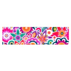 Eden s Garden Satin Scarf (oblong)