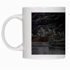 Boat Cruise White Mugs by InsanityExpressed