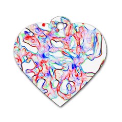 Soul Colour Light Dog Tag Heart (one Side)