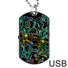 Soul Colour Dog Tag Usb Flash (one Side)