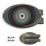 Colour Twirl Money Clips (Oval)  Front