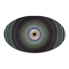 Colour Twirl Oval Magnet by InsanityExpressed