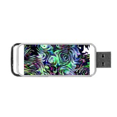 Colour Play Flowers Portable Usb Flash (two Sides)