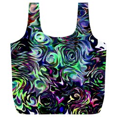 Colour Play Flowers Full Print Recycle Bags (l) 