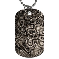 Tile Reflections Alien Skin Dark Dog Tag (one Side)