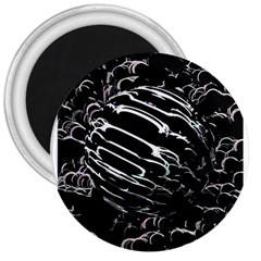 Alien Ball 3  Magnets by InsanityExpressed