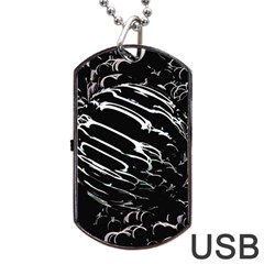 Alien Ball Dog Tag Usb Flash (two Sides) 