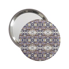 Oriental Geometric Floral Print 2 25  Handbag Mirrors by dflcprints