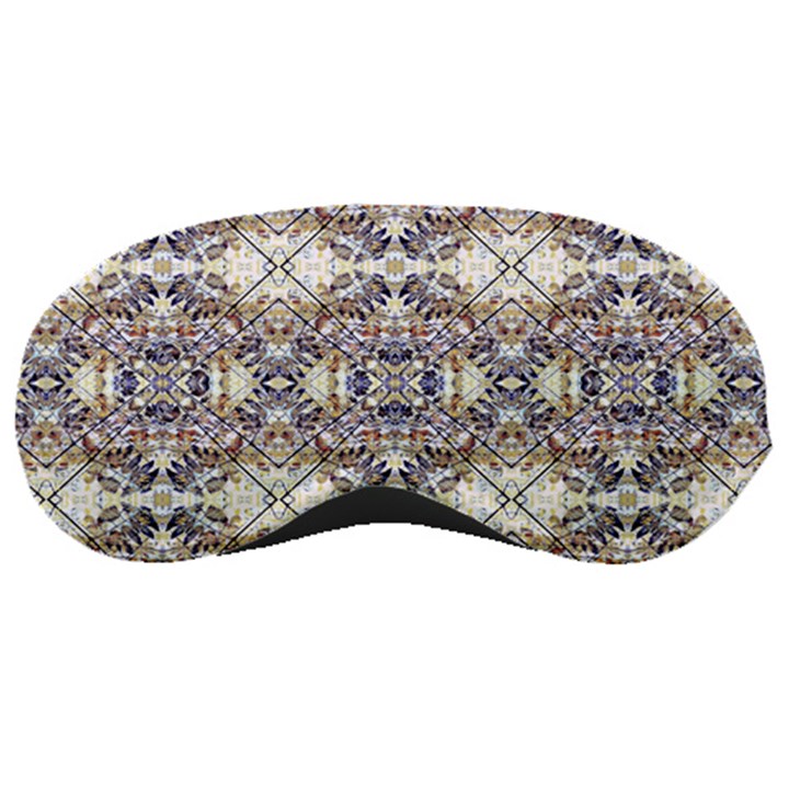 Oriental Geometric Floral Print Sleeping Masks