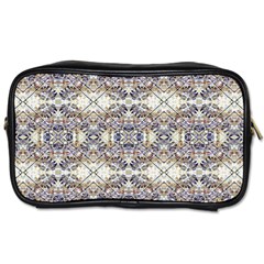 Oriental Geometric Floral Print Toiletries Bags