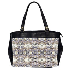 Oriental Geometric Floral Print Office Handbags (2 Sides)  by dflcprints