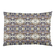 Oriental Geometric Floral Print Pillow Cases (two Sides) by dflcprints