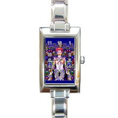 Robot Butterfly Rectangle Italian Charm Watches