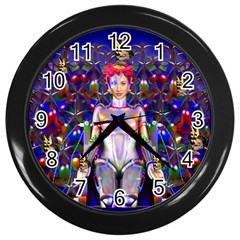 Robot Butterfly Wall Clocks (black) by icarusismartdesigns