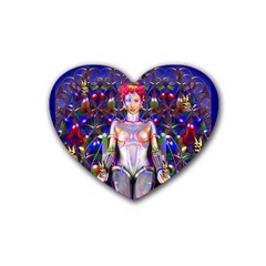 Robot Butterfly Heart Coaster (4 Pack) 