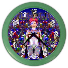 Robot Butterfly Color Wall Clocks by icarusismartdesigns