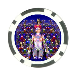 Robot Butterfly Poker Chip Card Guards