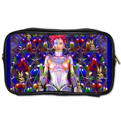 Robot Butterfly Toiletries Bags 2-side