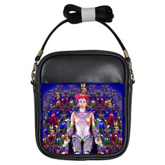 Robot Butterfly Girls Sling Bags