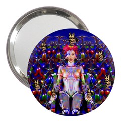 Robot Butterfly 3  Handbag Mirrors by icarusismartdesigns