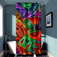 Happy Tribe Shower Curtain 36  X 72  (stall)  by KirstenStar