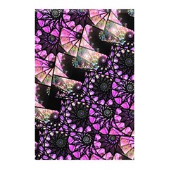 Hippy Fractal Spiral Stacks Shower Curtain 48  X 72  (small)  by KirstenStar