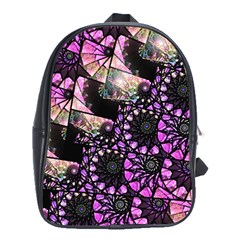 Hippy Fractal Spiral Stacks School Bags (xl) 