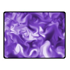 Lavender Smoke Swirls Fleece Blanket (small) by KirstenStar