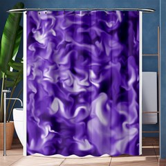 Lavender Smoke Swirls Shower Curtain 60  X 72  (medium)