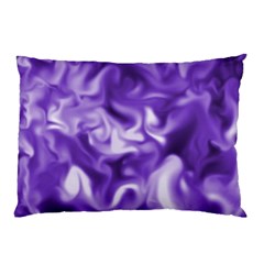 Lavender Smoke Swirls Pillow Case (two Sides)