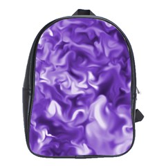 Lavender Smoke Swirls School Bag (xl) by KirstenStar