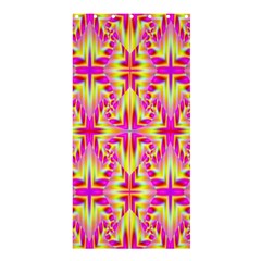 Pink And Yellow Rave Pattern Shower Curtain 36  X 72  (stall) 