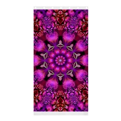 Pink Fractal Kaleidoscope  Shower Curtain 36  X 72  (stall)  by KirstenStar