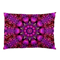 Pink Fractal Kaleidoscope  Pillow Cases (two Sides)