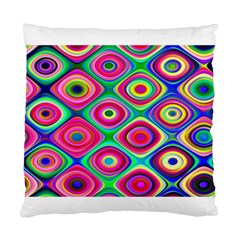 Psychedelic Checker Board Standard Cushion Cases (two Sides)  by KirstenStar