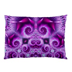 Purple Ecstasy Fractal Artwork Pillow Cases (two Sides)