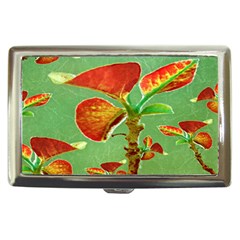 Tropical Floral Print Cigarette Money Cases