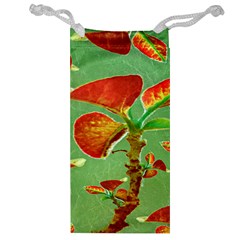 Tropical Floral Print Jewelry Bags