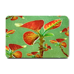 Tropical Floral Print Small Doormat 