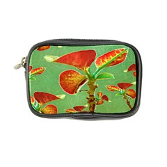 Tropical Floral Print Coin Purse