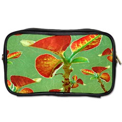 Tropical Floral Print Toiletries Bags 2-side