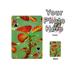 Tropical Floral Print Playing Cards 54 (mini) 