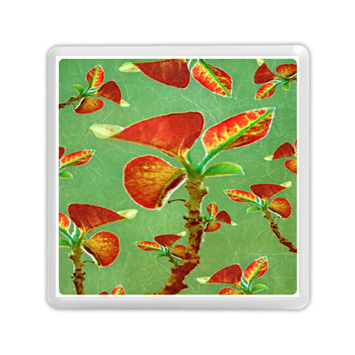 Tropical Floral Print Memory Card Reader (Square) 