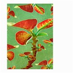 Tropical Floral Print Large Garden Flag (Two Sides) Front