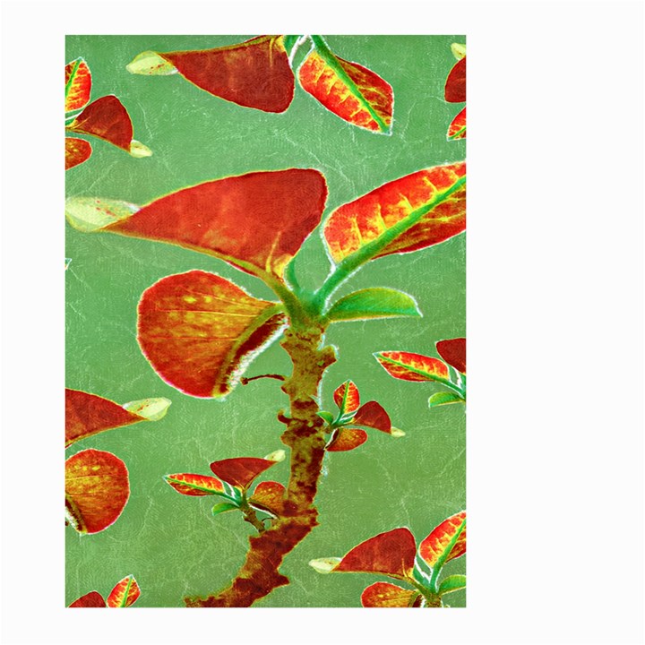 Tropical Floral Print Large Garden Flag (Two Sides)